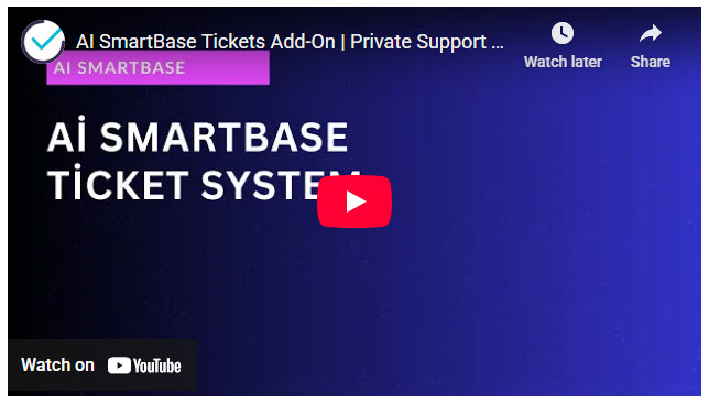 AI SmartBase Ticket Video